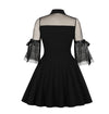 Rochie De Păianjen Neagră De Epocă