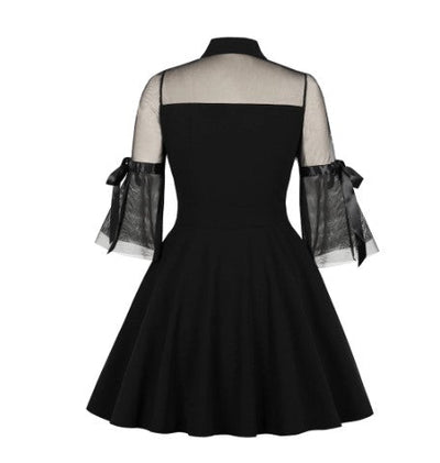 Rochie De Păianjen Neagră De Epocă