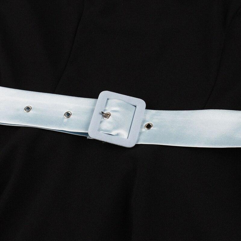 Rochie Neagră De Toamnă Vintage