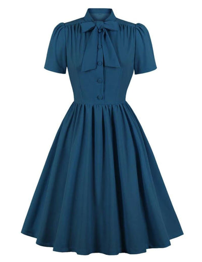 Rochie Preppy Vintage Albastra