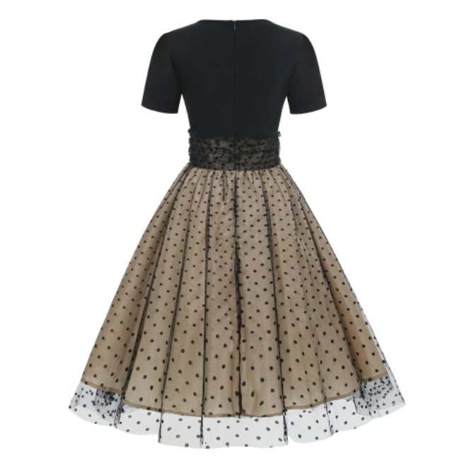 Rochie Preppy Vintage Neagra