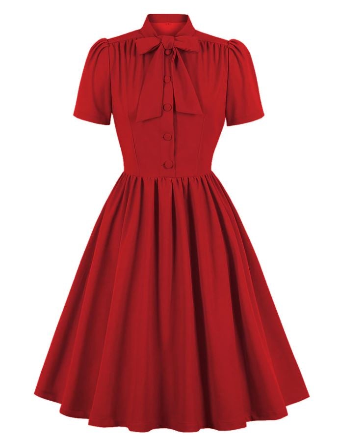 Rochie Roșie Vintage