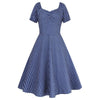 Rochie Albastră Regală Anilor 50