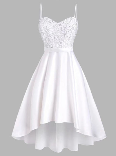Rochie Vintage Albă Cu Broderie