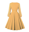 Rochie Galbenă Boemă De Epocă