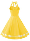Rochie Boogie Woogie Galben Vintage