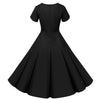 Rochie Vintage Nasturi Negri