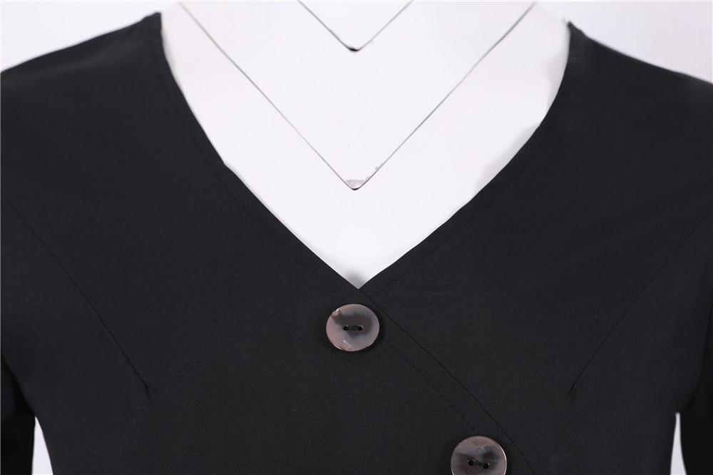 Rochie Vintage Nasturi Negri