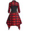 Rochie De Epocă Roșie Cu Șireturi