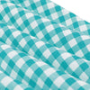 Rochie De Epocă Cu Carouri Turcoaz