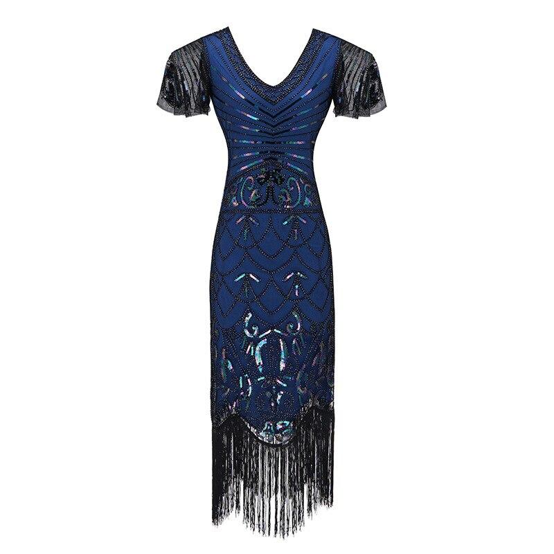 Rochie Charleston De Epocă Albastră