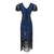 Rochie Charleston De Epocă Albastră