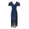 Rochie Vintage Albastră Charleston