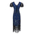 Rochie Vintage Albastră Charleston