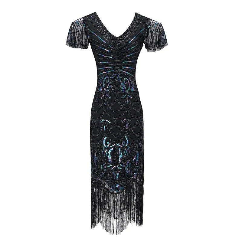 Rochie Charleston De Epocă Neagră
