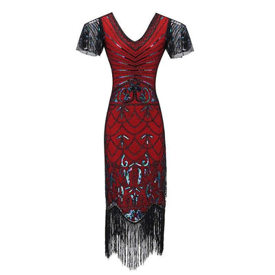 Rochie Vintage Roșie Charleston