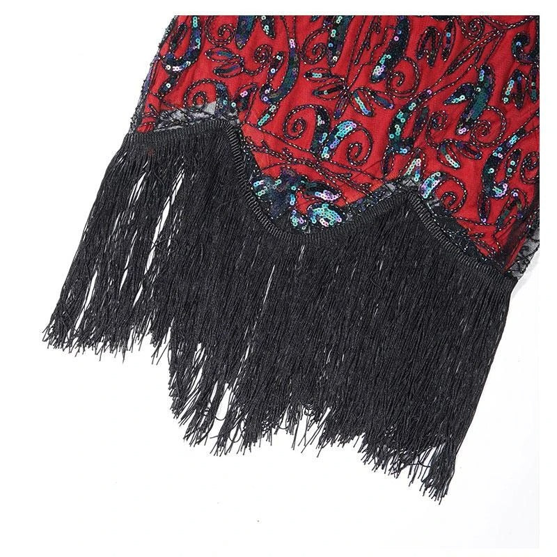 Rochie Vintage Roșie Charleston