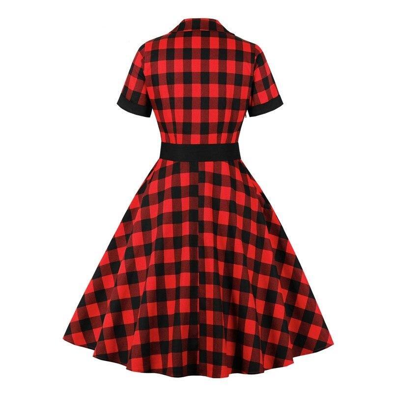 Rochie Cămașă Vintage Check