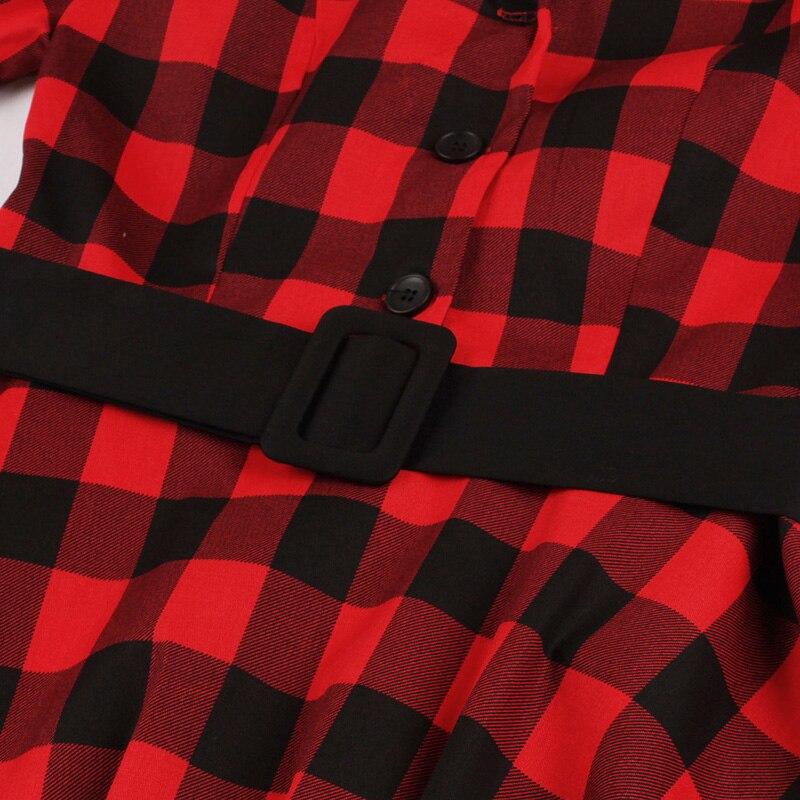 Rochie Cămașă Vintage Check