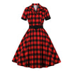 Rochie Cămașă Vintage Check