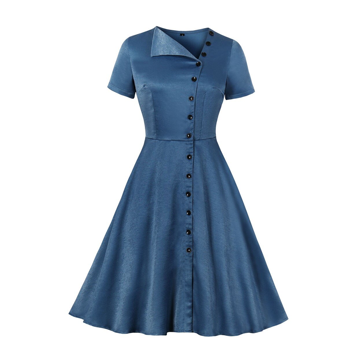 Rochie De Epocă Cu Gât Barcă