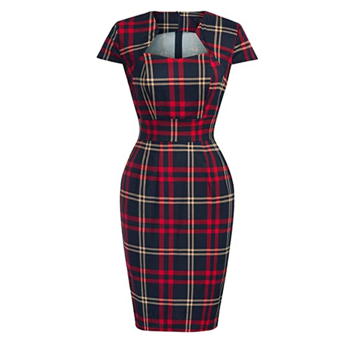 Rochie Vintage Cu Decolteu Pătrat