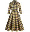 Rochie Vintage Cu Gât Larg