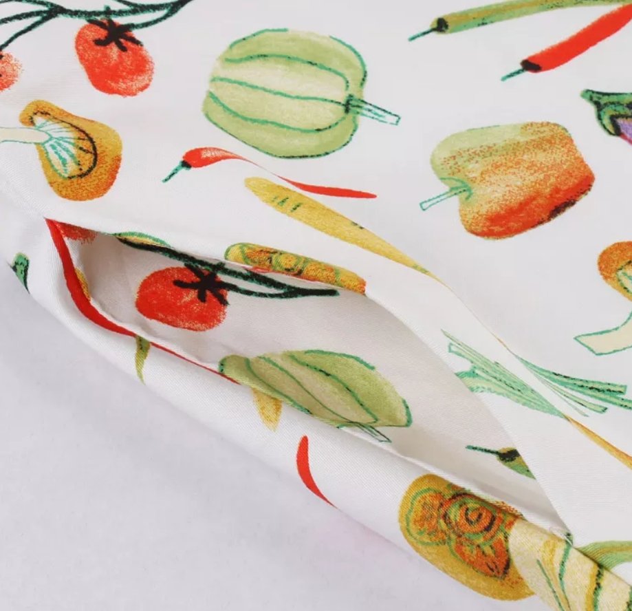 Rochie Vintage Cu Decolteu Rotund Flori Crem