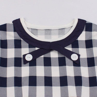 Rochie Din Bumbac Vintage Check