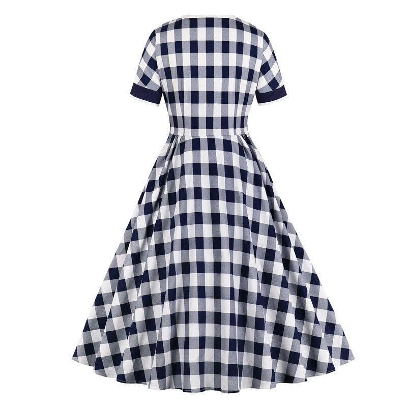 Rochie Din Bumbac Vintage Check
