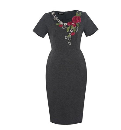 Rochie Creion Vintage Marime Plus