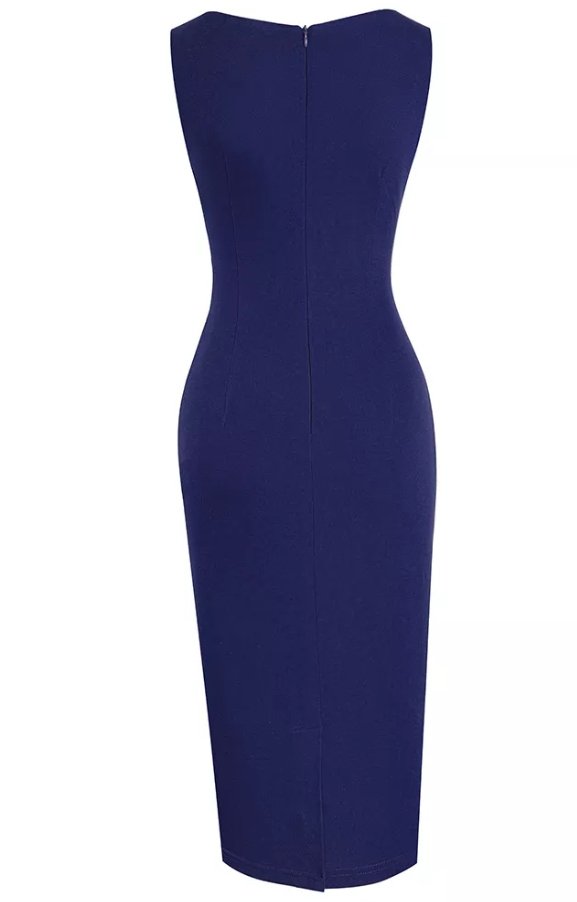 Rochie Creion Vintage Bleumarin