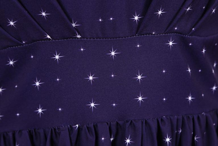 Rochie De Crăciun Vintage Bleumarin