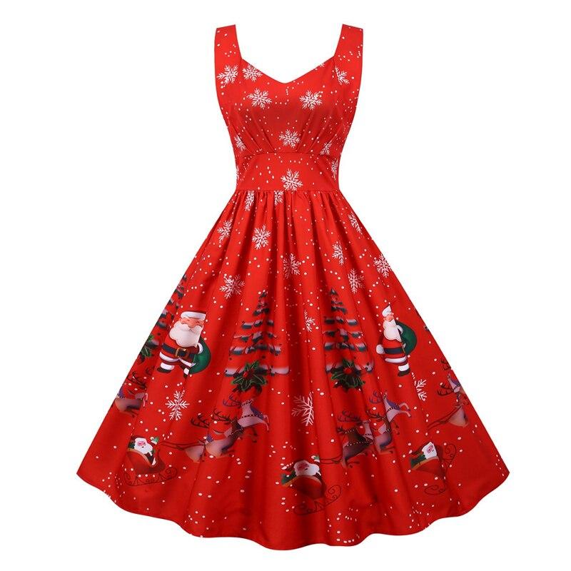 Rochie Roșie De Crăciun De Epocă