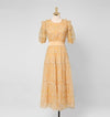 Rochie Vintage De Calitate Portocalie