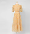 Rochie Vintage De Calitate Portocalie