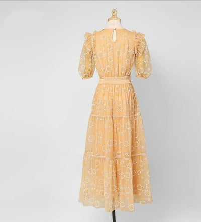 Rochie Vintage De Calitate Portocalie