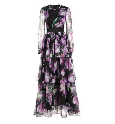 Rochie Vintage De Calitate Violet