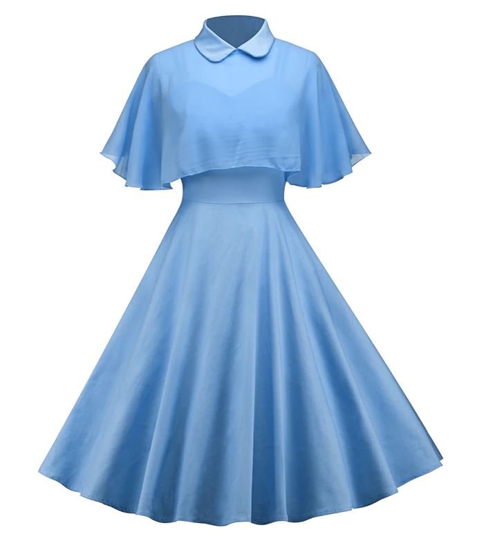 Rochie De Seara Albastra Vintage