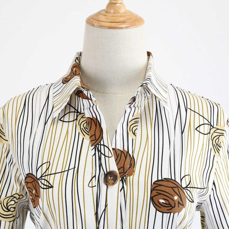 Rochie Vintage Desen Maneci Lungi