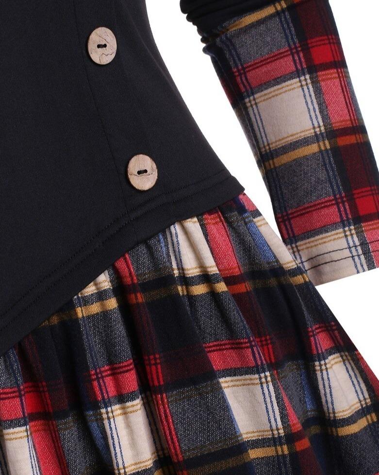 Rochie Vintage Neagra Scotia