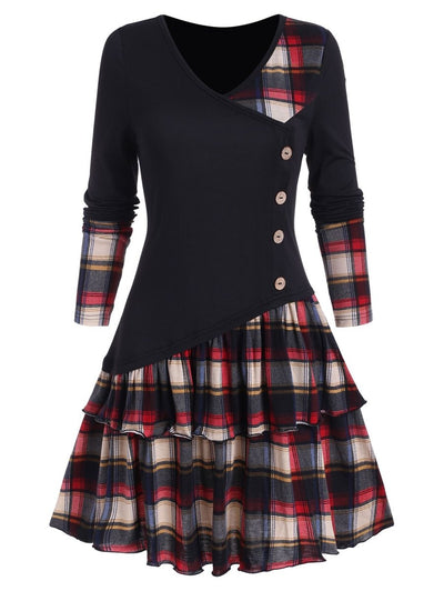 Rochie Vintage Neagra Scotia