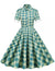 Rochie Vintage Verde Scotia