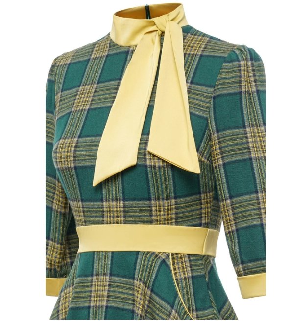 Rochie Vintage Verde Eleganta