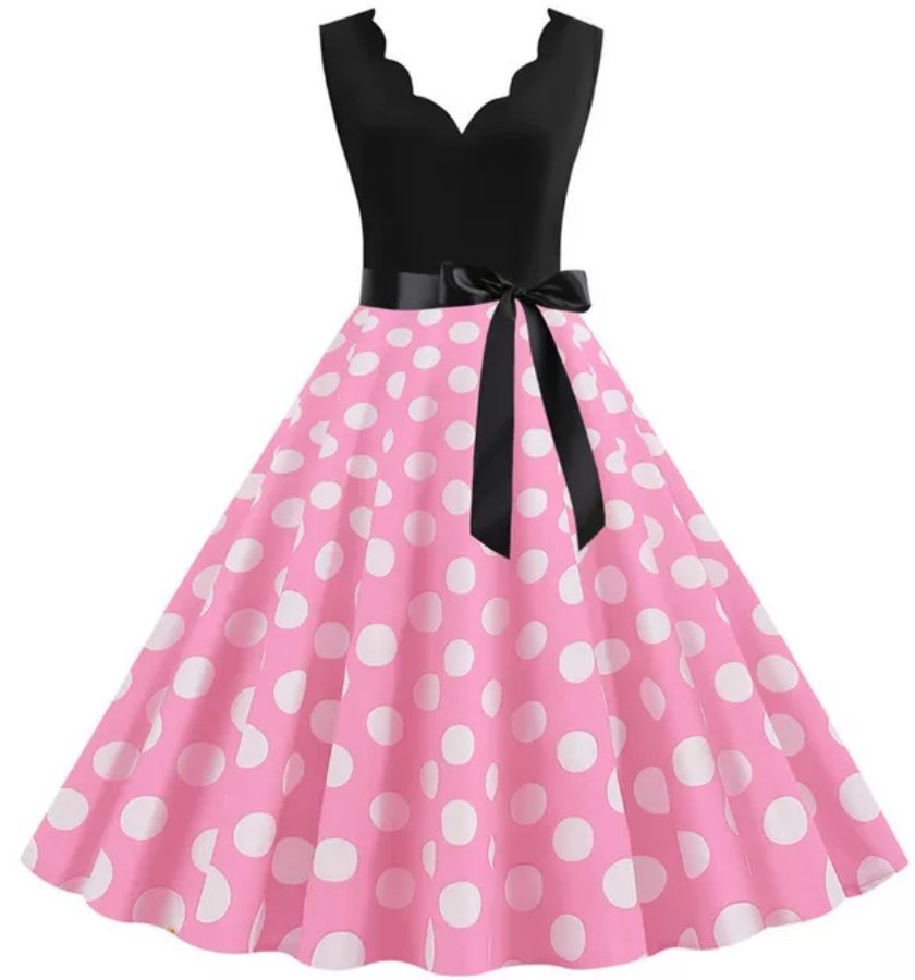 Rochie Vintage De Damă Roz