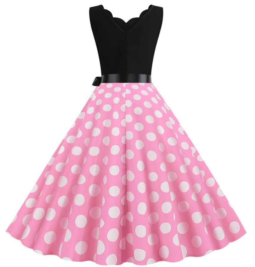 Rochie Vintage De Damă Roz