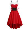 Rochie De Blană Roșie De Epocă