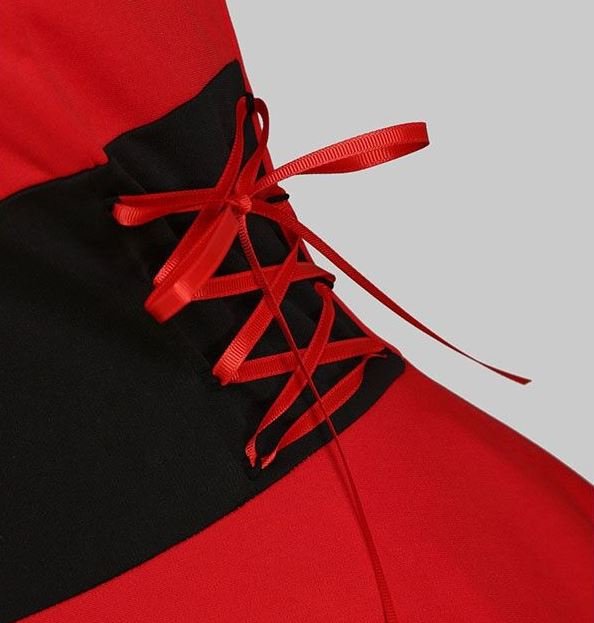 Rochie De Blană Roșie De Epocă