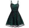 Rochie Verde Gotică Vintage