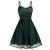 Rochie Verde Gotică Vintage